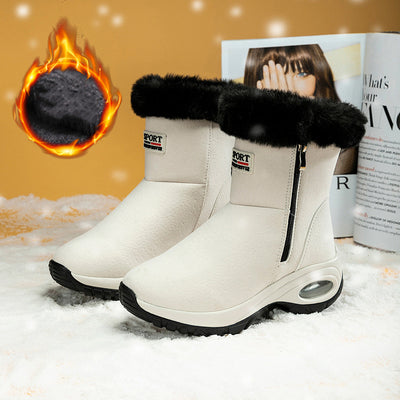 Botas Cortas de Caña Media con Suela Gruesa y Forro Cálido para Mujer - Image 5