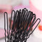 Clip Sujetador U Negro Bold para Moño Fijo - Accesorio Studio Profesional