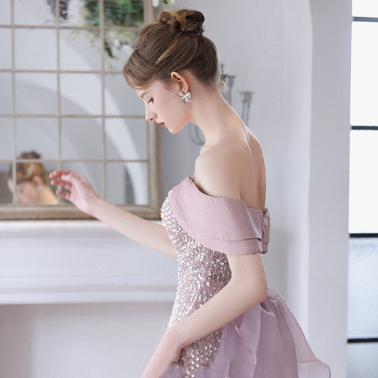 Vestido de Noche Elegante Asimétrico de Un Hombro - Image 10
