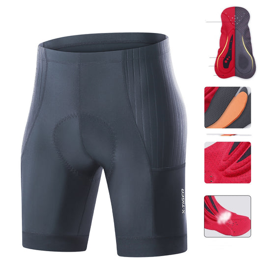 Pantalones Cortos de Ciclismo con Tirantes para Hombre - Image 2
