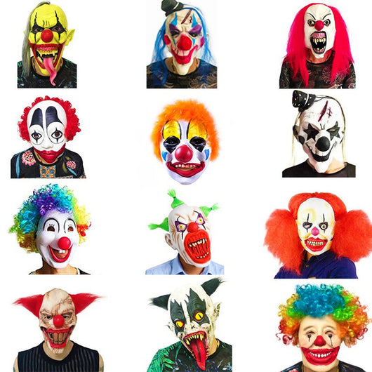 Disfraz de Maquillaje Facial Falso y Cabello de Color Serie Script Killing - Image 5