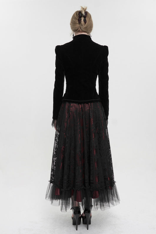 Abrigo Gótico para Presentaciones de Magia - Chaqueta Elegante para Mujeres - Image 4