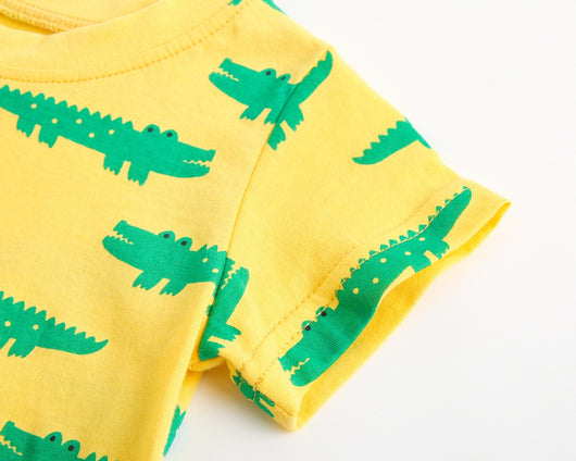 Traje de Verano para Niño con Diseño de Animales Cartoon - Image 27