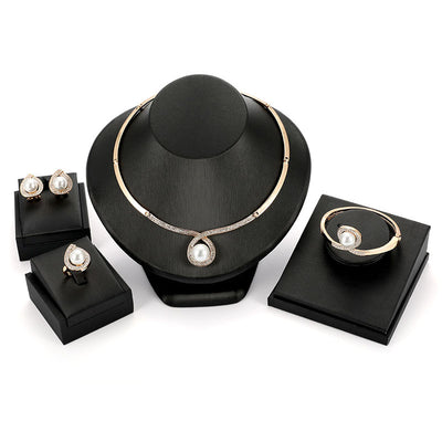 Juego de 4 Collares de Aleación - Joyería Versátil y Elegante - Image 2