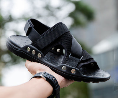 Sandalias Romanas Casuales para Hombre con Velcro - Image 11
