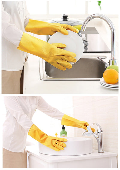 Guantes Reforzados para Lavar Platos con Banda Elástica - Image 8