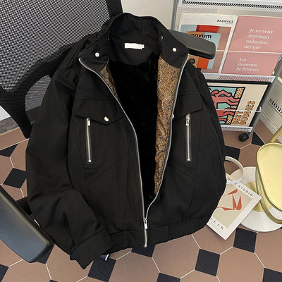 Chaqueta de Trabajo Acolchada Gruesa para Invierno - Abrigo Térmico de Algodón - Image 4