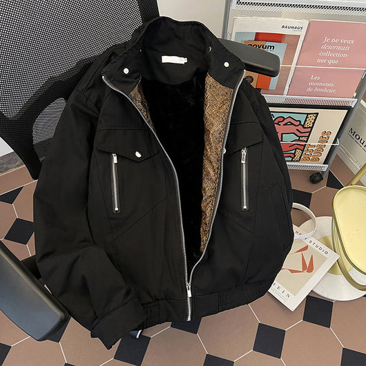 Chaqueta de Trabajo Acolchada Gruesa para Invierno - Abrigo Térmico de Algodón - Image 4