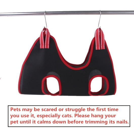 Hamaca de Aseo para Mascotas - Bolsa Antirasguños para Baño y Corte de Uñas - Image 6