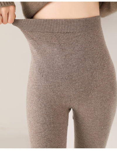 Leggings Térmicos de Lana Tejida sin Costuras - Cintura Alta Reductora - Image 25