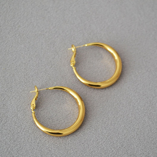 Aretes Argollas Redondas Diseño Clásico Plata 925 Elegancia Minimalista - Image 13