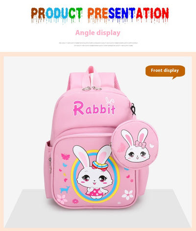 Mochila Escolar Infantil con Protección de Columna y Monedero de Dibujos Animados - Image 33
