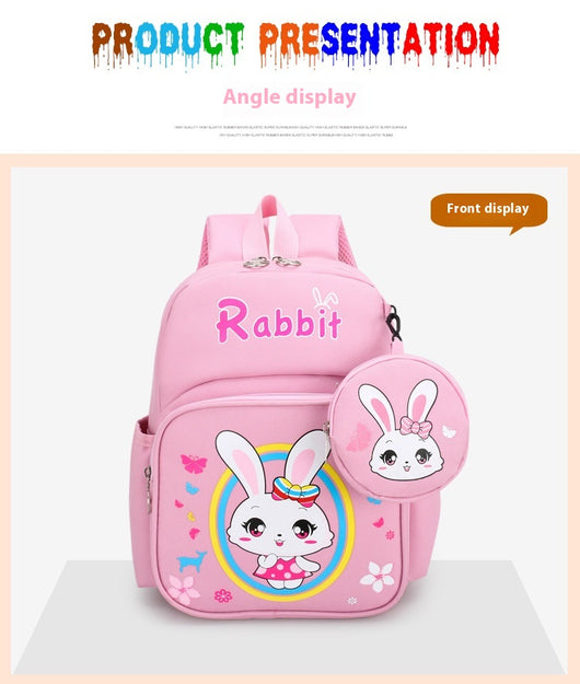 Mochila Escolar Infantil con Protección de Columna y Monedero de Dibujos Animados - Image 33