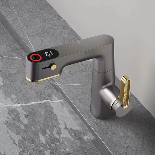 Grifo Digital de Baño con Pantalla Táctil, Rotación y Altura Ajustable - Image 2