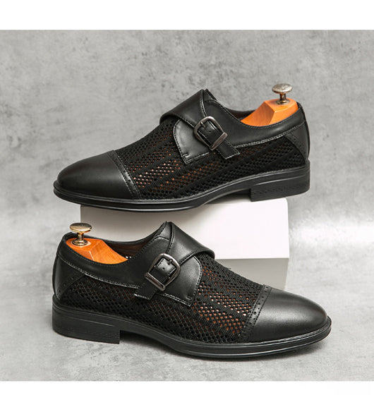 Sandalias de Cuero Respirable con Punta Afilada - Comodidad Casual - Image 31