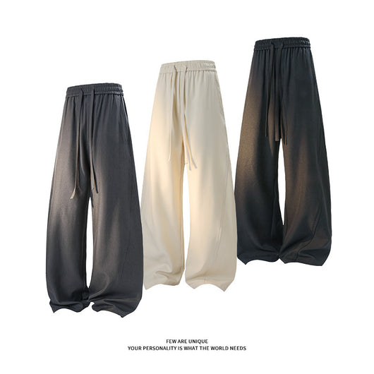 Pantalones Deportivos Casuales Hombre Corte Recto Tela Suave
