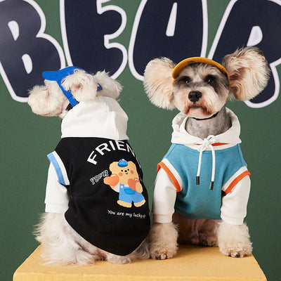Suéter para Mascotas con Contraste de Colores y Efecto Dos Piezas - Image 10