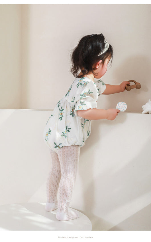 Mallas de Danza Princesa Niña con Moño Blanco - Image 10