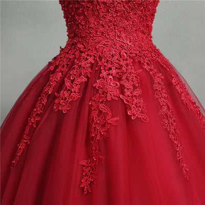 Vestido Princesa Tutú V-Escote Primavera para Novia - Image 11