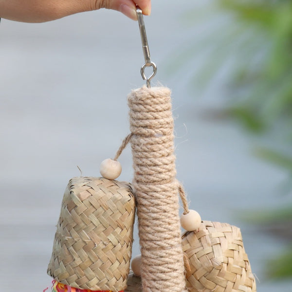 Juguete Interactivo para Pájaros con Papel Triturado de Colores