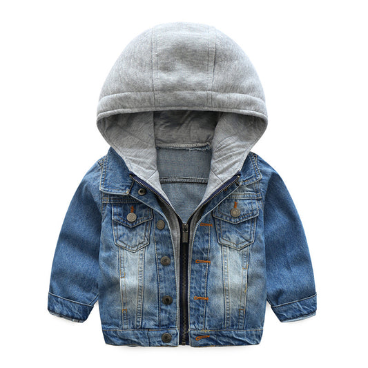 Chaqueta de Mezclilla Suave para Niños y Adolescentes