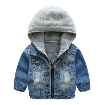 Chaqueta de Mezclilla Suave para Niños y Adolescentes