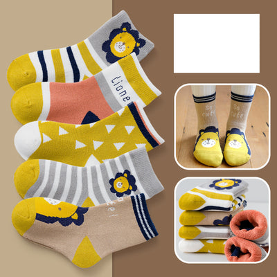 Calcetines Gruesos de Toalla para Bebé con Diseño Infantil - Image 34