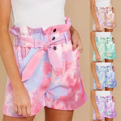 Shorts Casuales Tie-Dye Multicolor con Bolsillos - Image 12