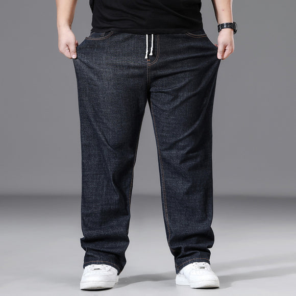 Pantalones Holgados de Cintura Elástica para Hombre Talla Grande