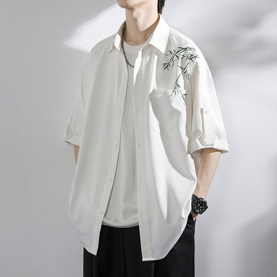 Camisa Casual de Manga Corta para Hombre