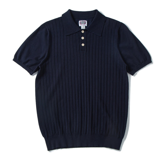 Polo de Seda Mulberry Italiano Premium Hombre - Cuello Solapa Retro Americano Rayas Tejidas - Image 8