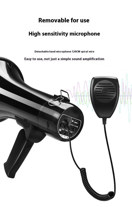 Altavoz Portátil de Alta Potencia con Grabación y Carga - Image 11