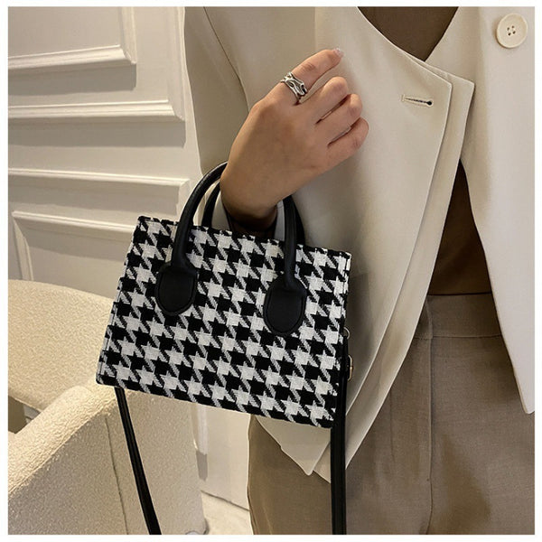 Bolso de Cuadros para Mujer - Bandolera Casual Crossbody