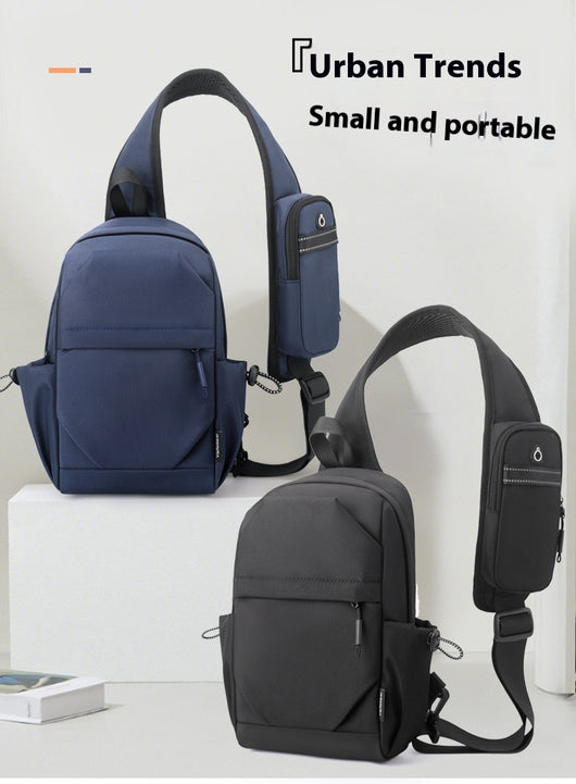 Mochila Pecho Oxford para Hombre - Bolsa Cruzada Funcional - Image 18