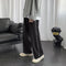 Calça Reta Ampla Cropped Masculina