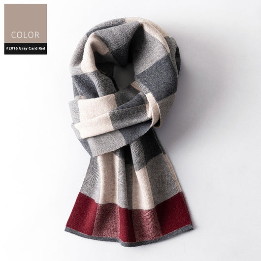 Bufanda Cuadros para Hombre Reversible - Abrigo Invierno Doble Cara - Image 22