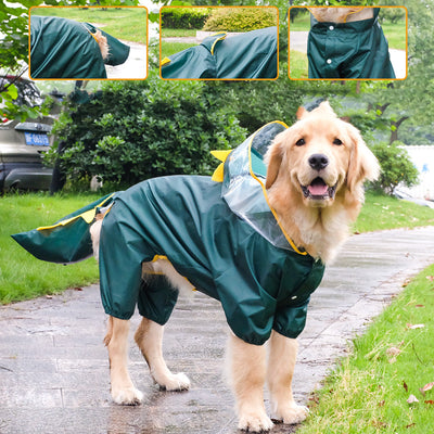 Traje Impermeable Completo para Mascotas de Cuatro Patas - Image 9