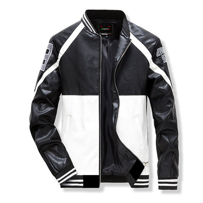 Chaqueta de Cuero PU Casual para Hombre - Estilo Juvenil Moderno - Image 2