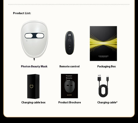 Máscara LED Facial Recargable con Tecnología de Luz de Colores - Image 14