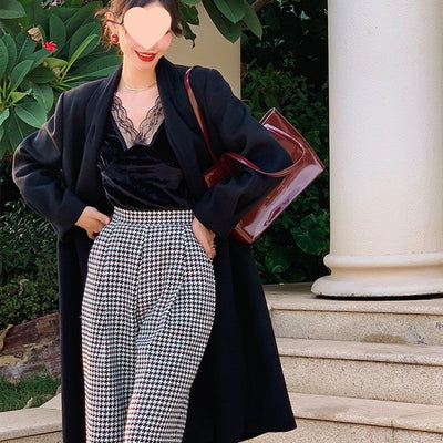 Pantalones Casuales Anchos de Tiro Alto con Efecto Adelgazante - Image 2