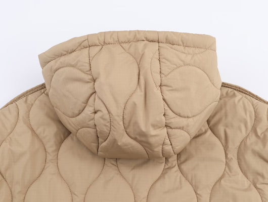 Chaqueta Acolchada Impermeable con Capucha para Mujer - Versátil y Cómoda - Image 9