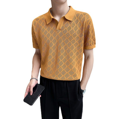 Playera Transpirable Estilo Hong Kong con Cuello Solapa Hueco - Image 5