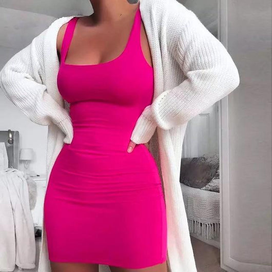 Vestido Chaleco Moderno Colores Pastel para Mujer - Diseño Europeo - Image 7