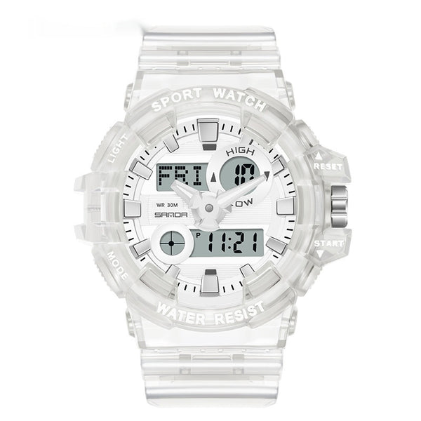 Reloj Deportivo Digital Dual Display Pantalla Grande Luminoso Resistente al Agua Unisex - Image 7