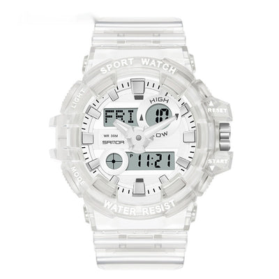 Reloj Deportivo Digital Dual Display Pantalla Grande Luminoso Resistente al Agua Unisex - Image 7