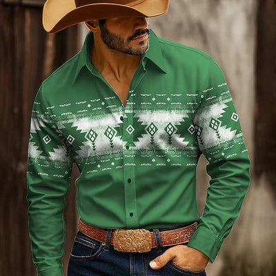 Camisa Casual de Manga Larga con Solapa para Hombre - Image 20