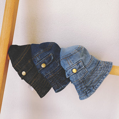 Gorra Denim Infantil con Bolsillos para Primavera y Otoño - Image 10
