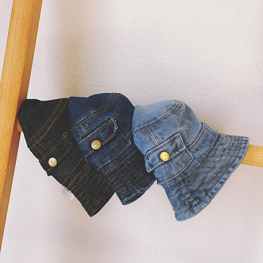 Gorra Denim Infantil con Bolsillos para Primavera y Otoño - Image 10