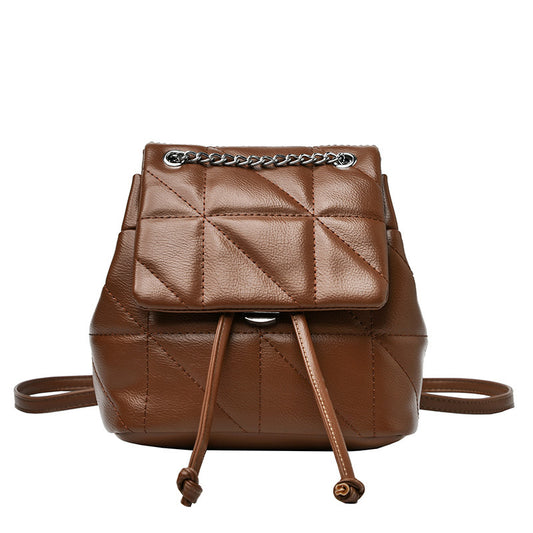 Mochila de Cuero Suave Convertible - Diseño Minimalista y Versátil