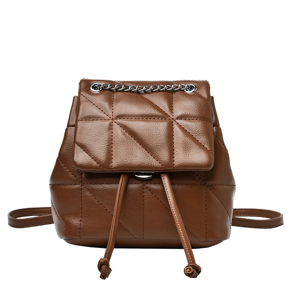 Mochila de Cuero Suave Convertible - Diseño Minimalista y Versátil